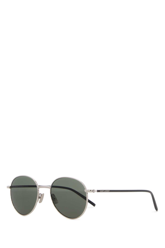 Silver Metal Sl 865 Sunglasses Silverblackgrey Occhiali Da Sole