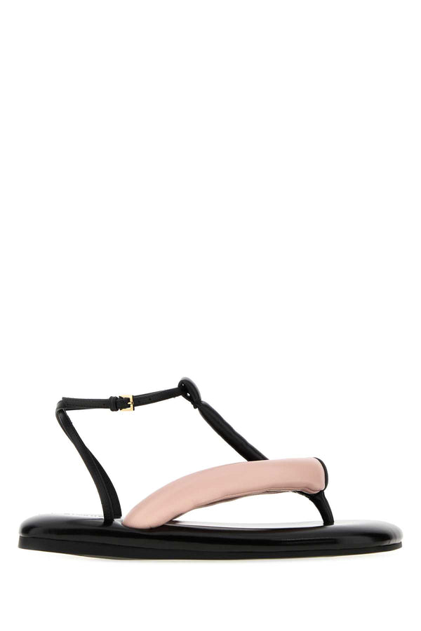 Givenchy Flat Exterior: 100% Leather sandal in multicolor