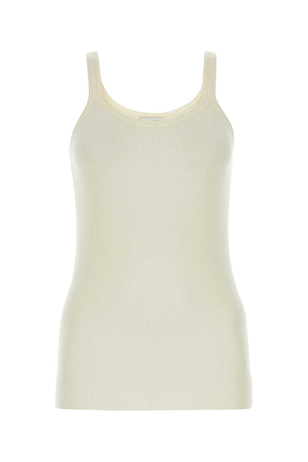 Bottega Veneta 100% Wool tank top in white