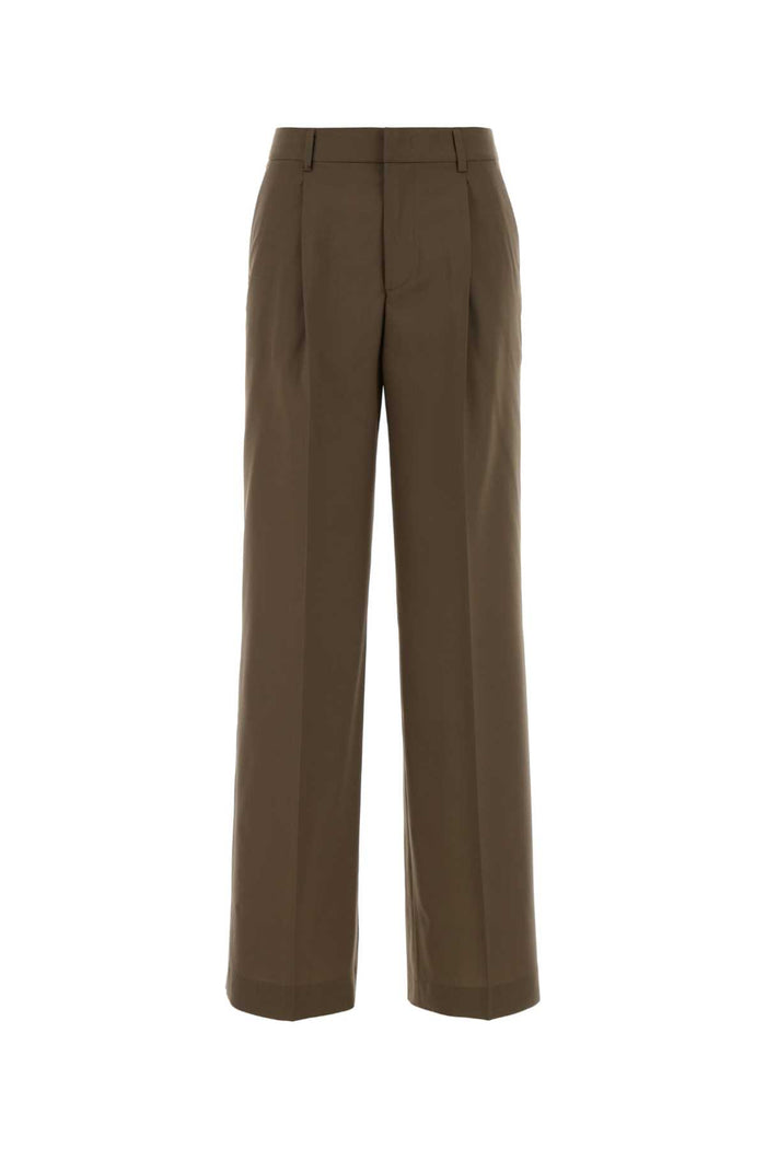 Mud Wool Lola Pant Nocciola Exterior: Virgin Pantaloni