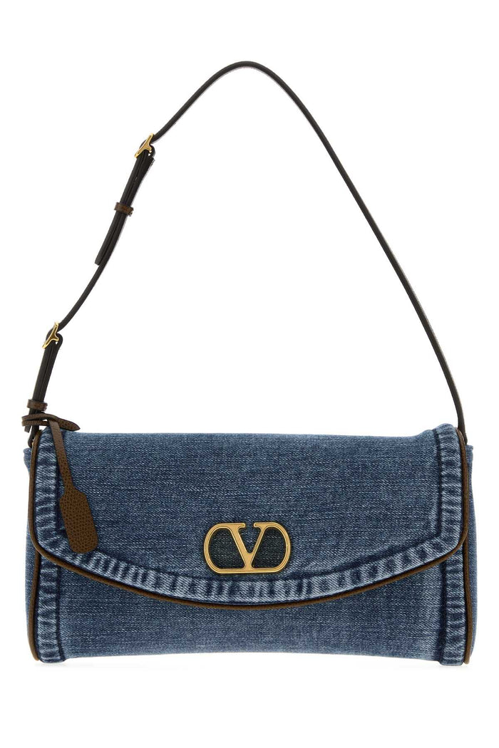 Denim Devain Shoulder Bag Denimtabacbrown Borse A Mano
