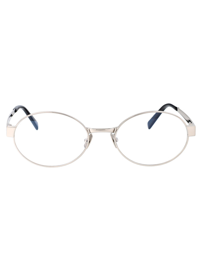 Sl 692 Opt 001 Silver Transparent Metal Optical