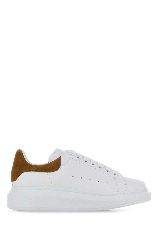 Alexander McQueen Exterior: 100% Calf 100% Suede; Interior: 100% Leather; Sole: Rubber sneaker in white