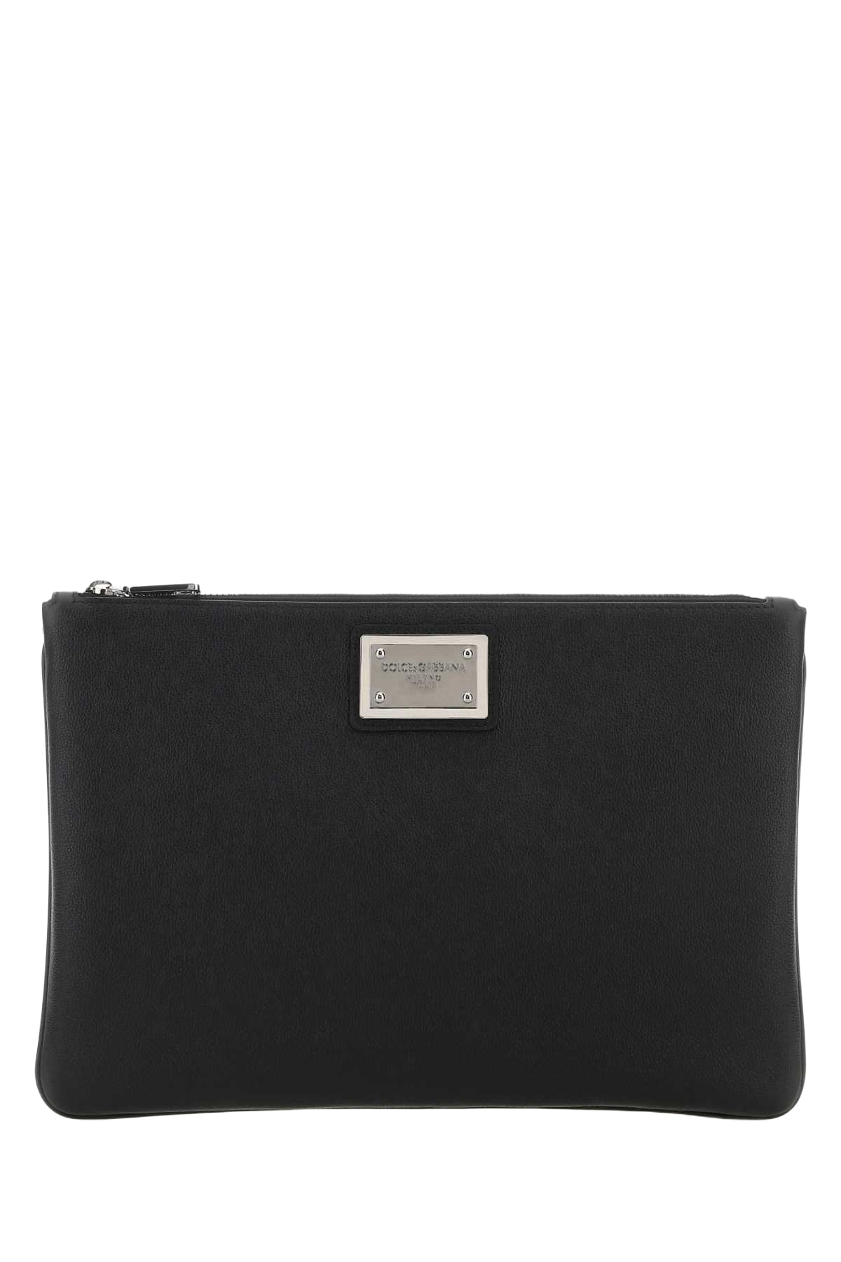 Black Leather And Nylon Pouch 8b956 Beauty Case