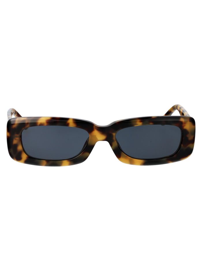 Mini Marfa T-shell/gold/blue Acetate Sunglasses