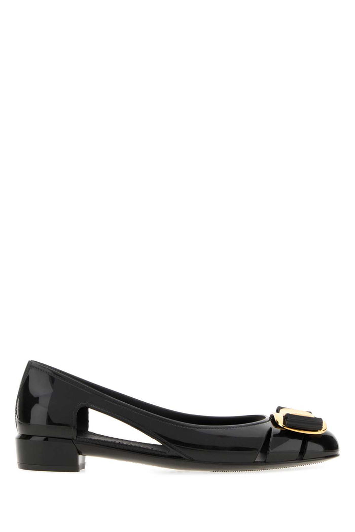 Black Rubber Nara Ballerinas Neronerogiove Sneaker