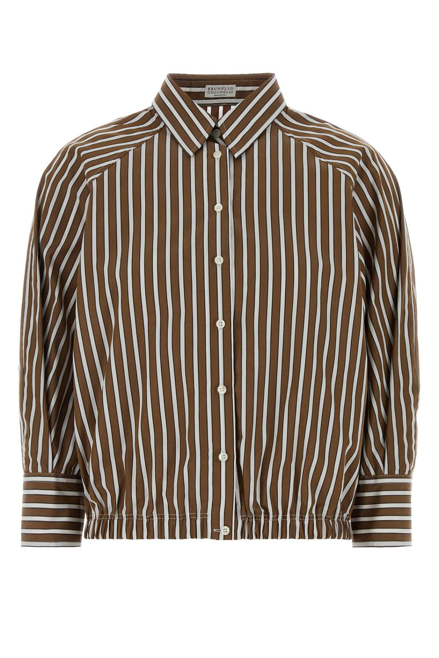 Brunello Cucinelli 100% Cotton shirt in brown