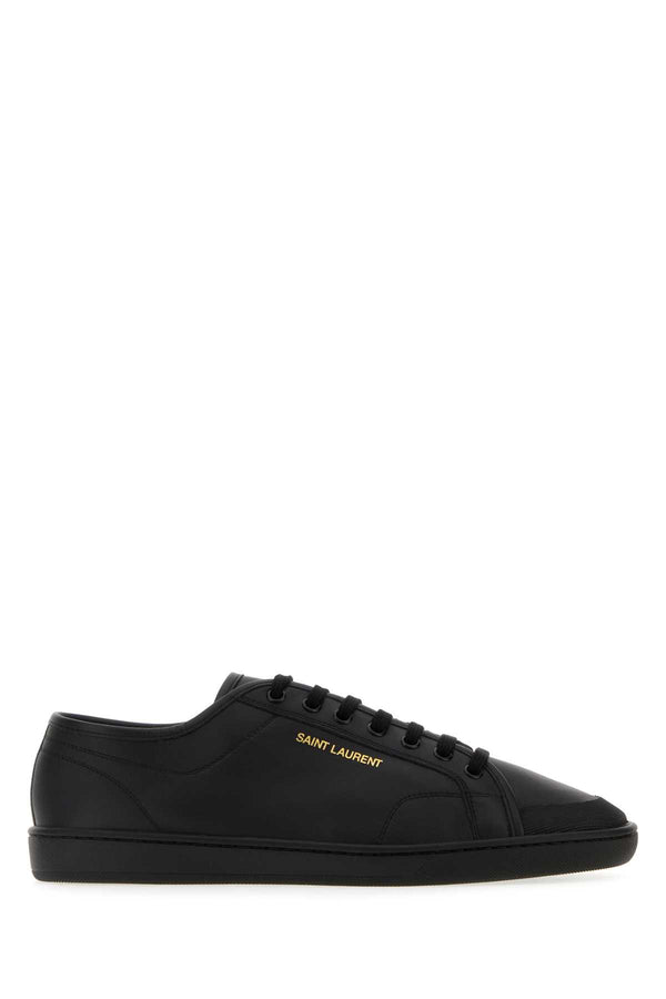 Saint Laurent Exterior: 100% Calf sneaker in black