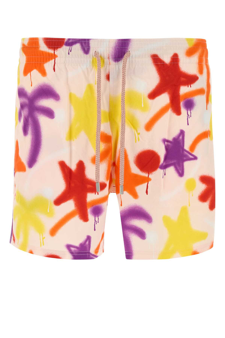 Palm Angels X Vilebrequin Bagno Exterior: 100% Recycled nylon; Lining: 100% Recycled nylon swimming shorts in pink