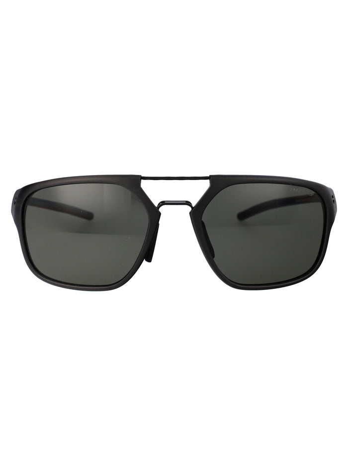 Line Black Injected Sunglasses