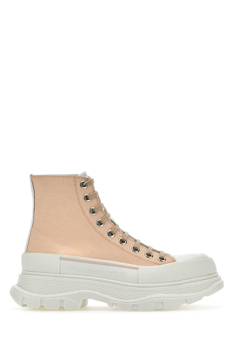 Alexander McQueen Exterior: 100% Cotton sneaker in beige