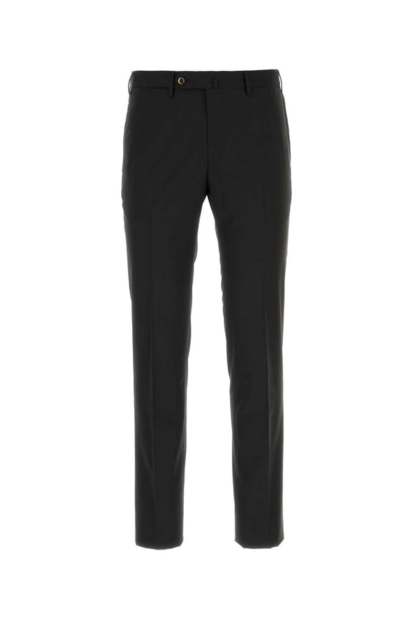 Pt Torino 95% Cotton chino pant in black