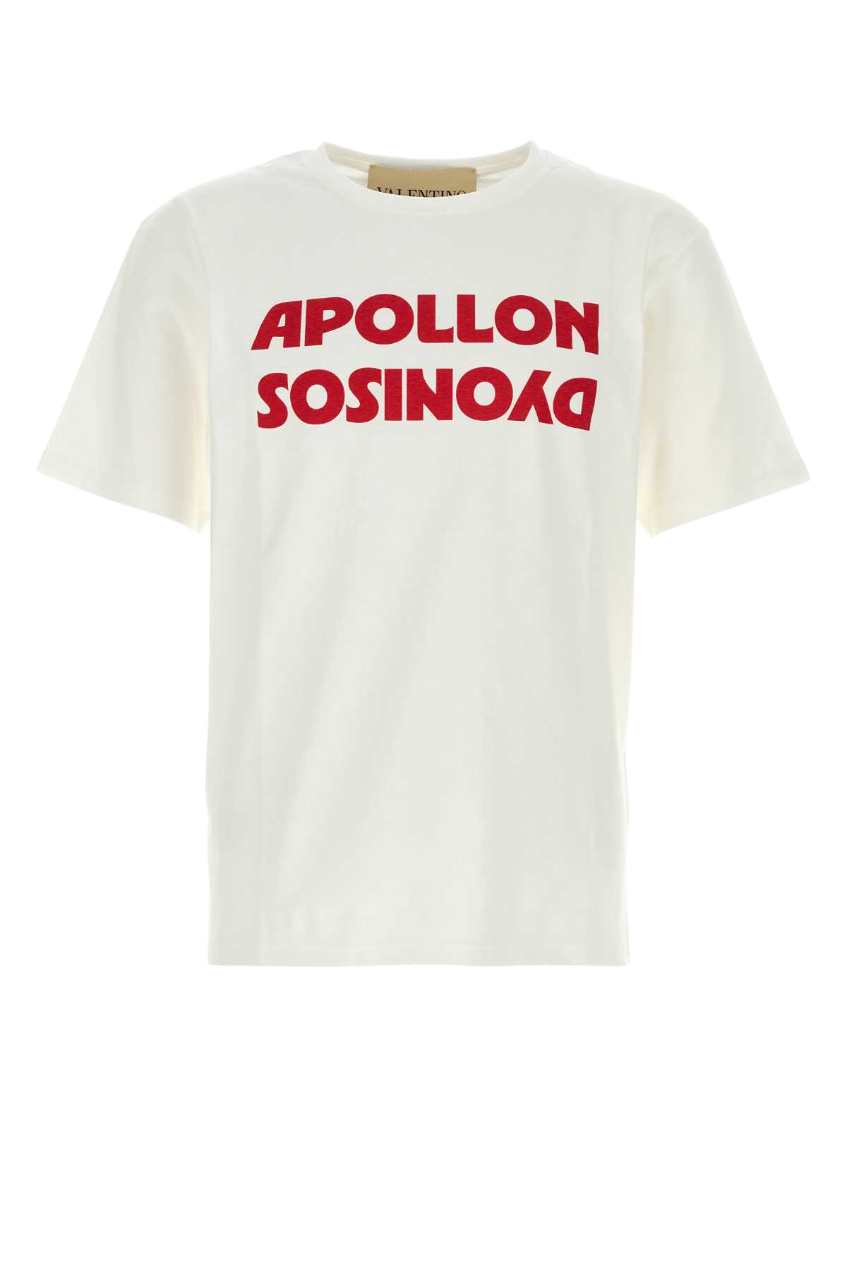 White Cotton T-Shirt Biancorosso Exterior