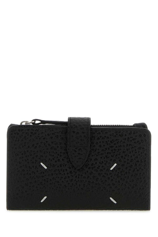 Maison Margiela Holder Exterior: 100% Leather card case in black