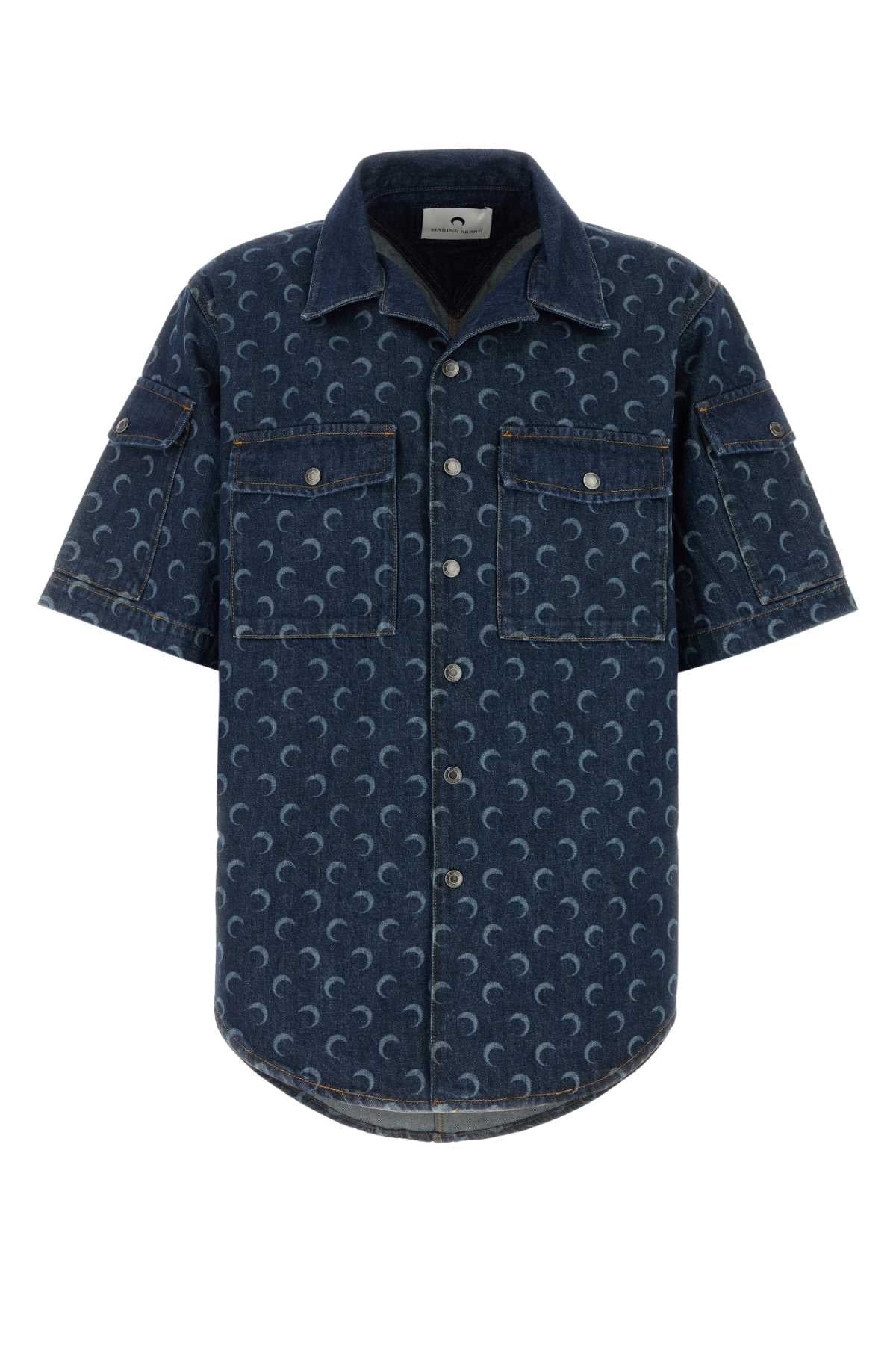 Bl80midnightblue Exterior: Recycled Cotton Camicie