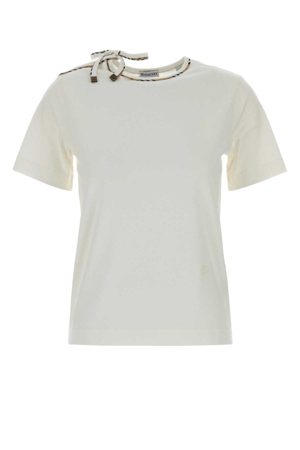 Burberry 100% Cotton t-shirt in white