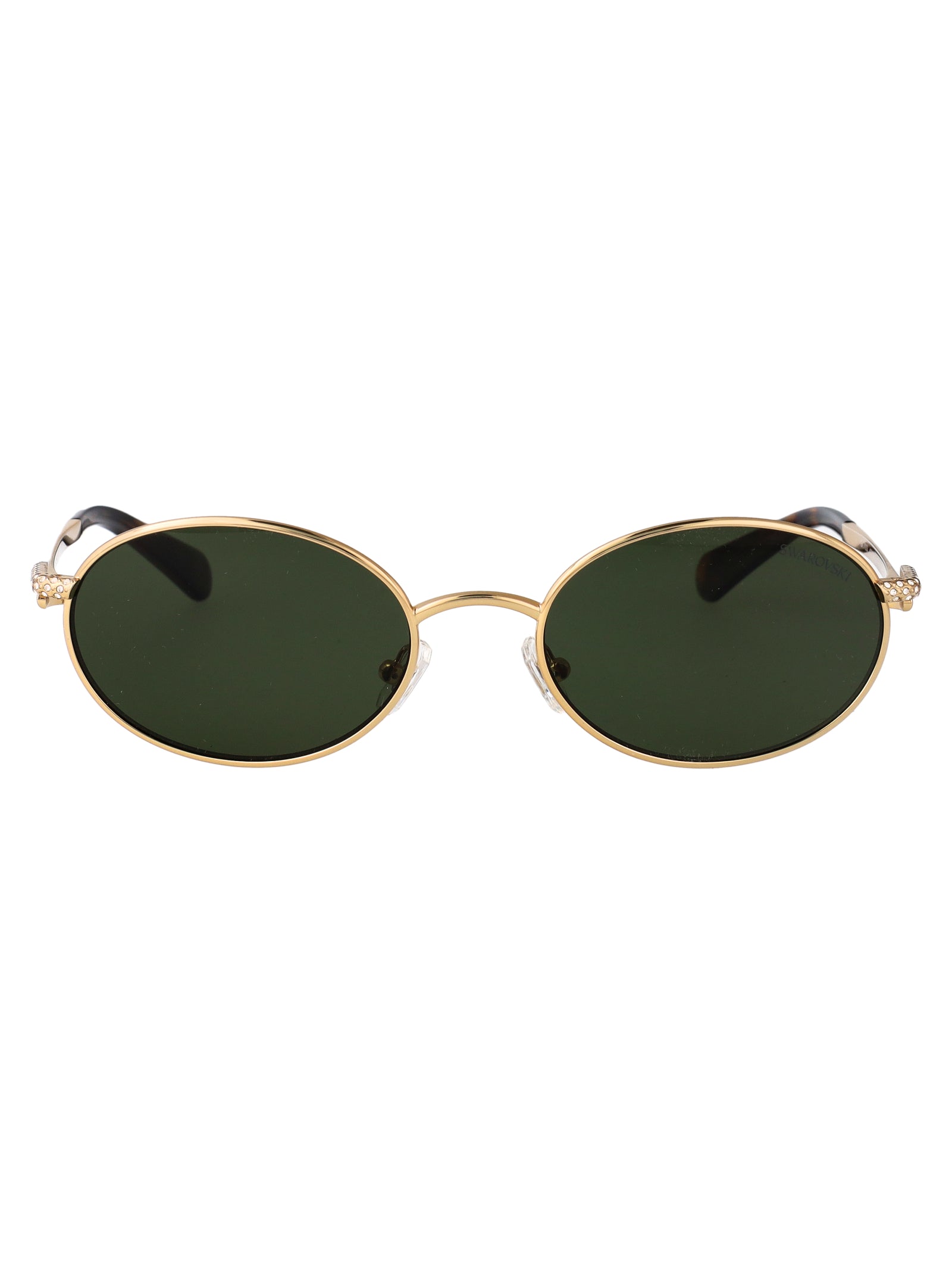 0sk7033 Gold Metal Sunglasses