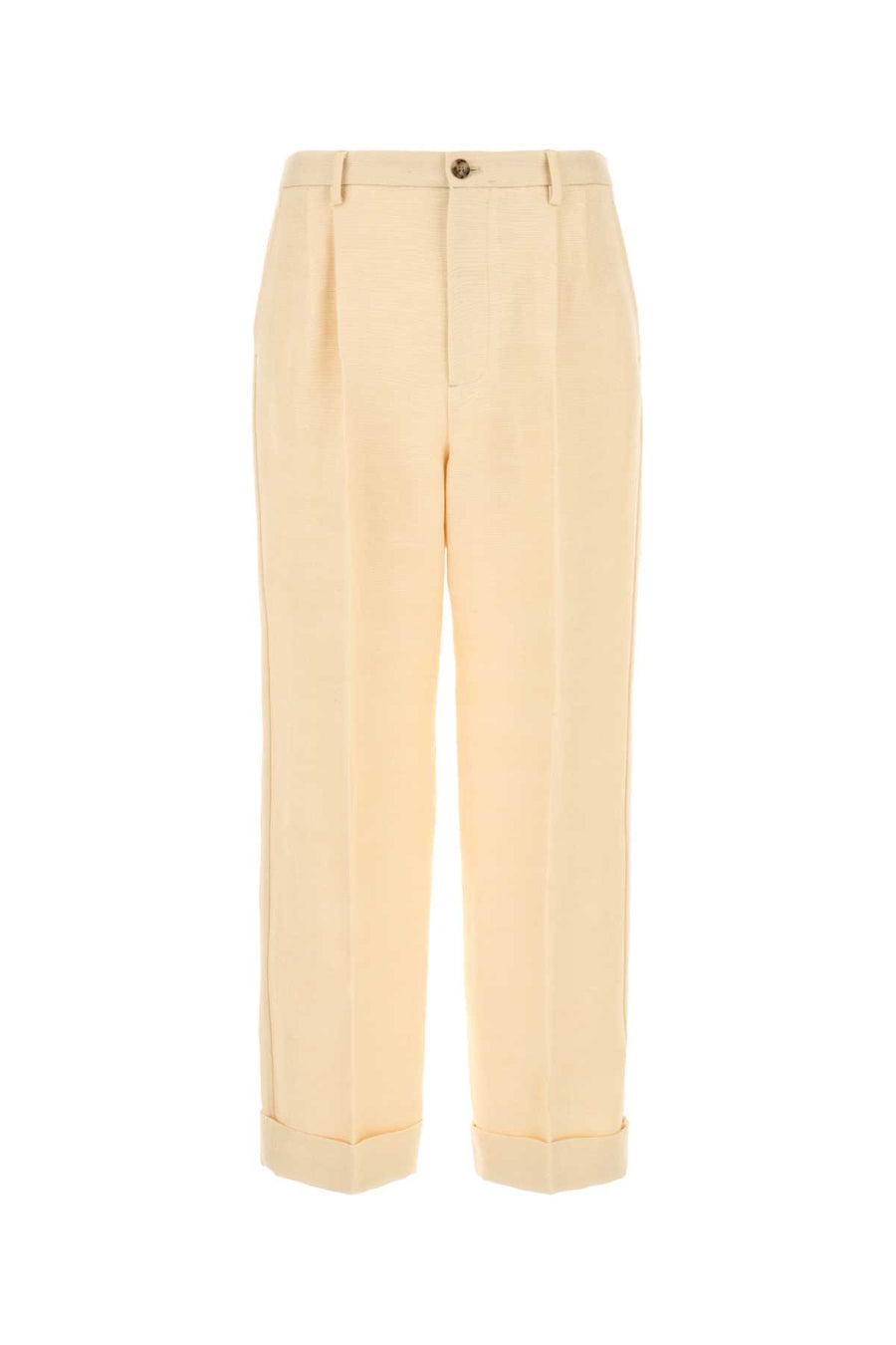 Valentino Garavani 49% Jute trousers in beige