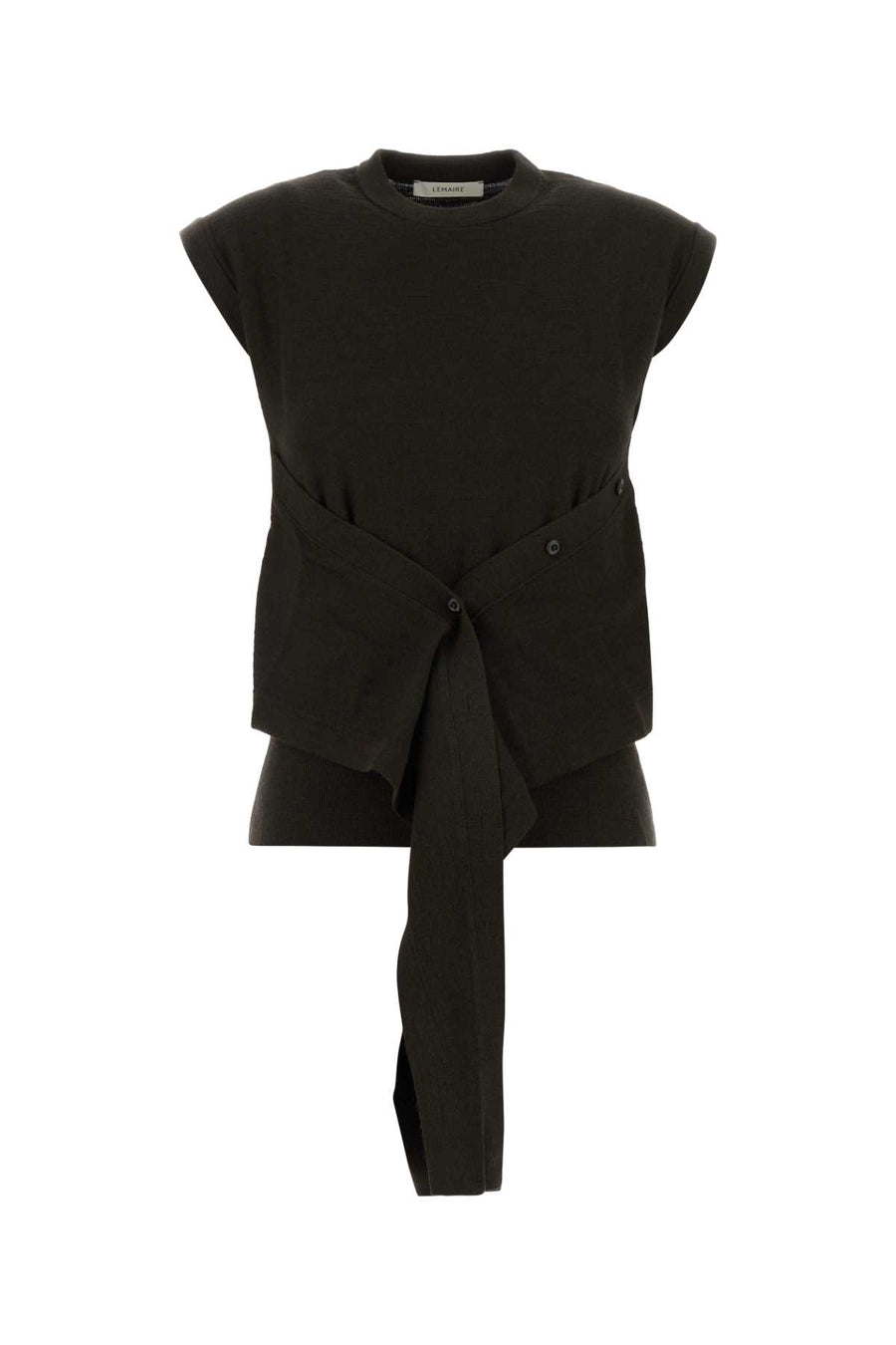 Lemaire 50% Wool 50% Acrylic sweater in black