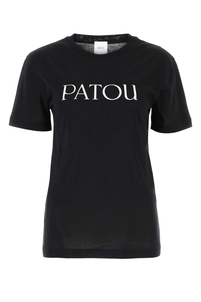 Black Cotton T-Shirt 999b Self()