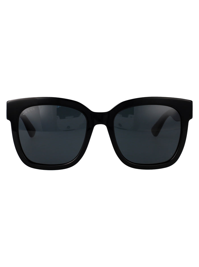 001 Black Grey Acetate Sunglasses