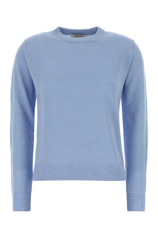 S Maxmara 100% Linen sweater in blue