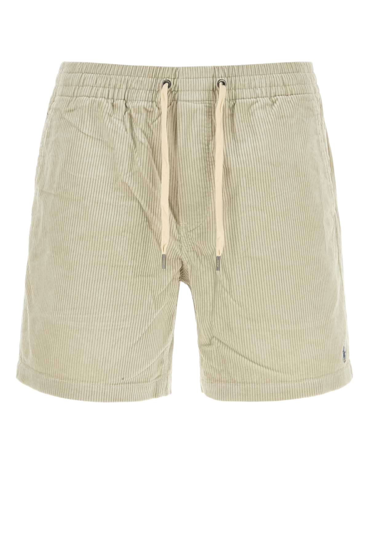 Sand Corduroy Bermuda Shorts Khakistone Exterior: Cotton