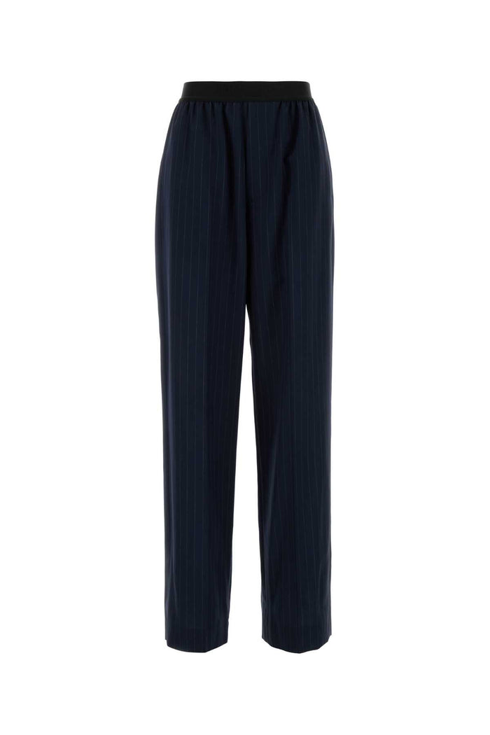 790887tst24 4100 Dark Navy Exterior: Wool Pantaloni
