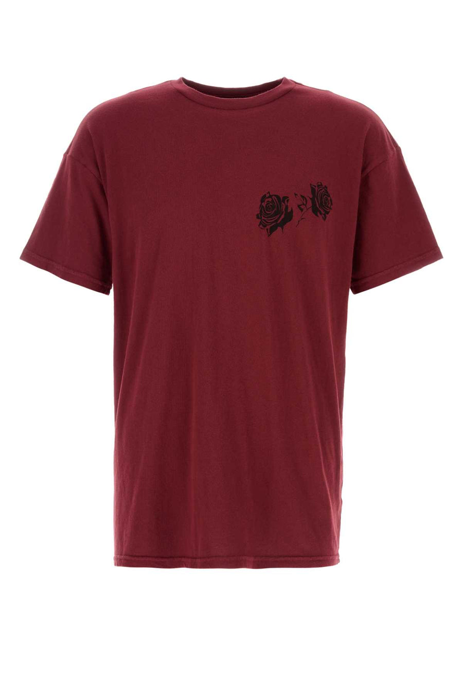 Willy Chavarria Easy 100% Cotton t-shirt in burgundy