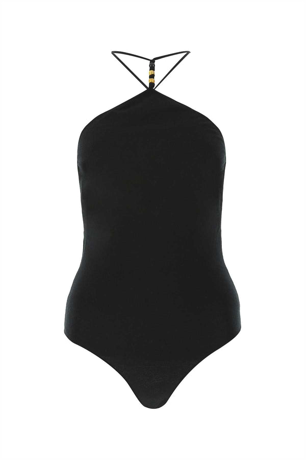 Bottega Veneta 80% Cashmere bodysuit in black