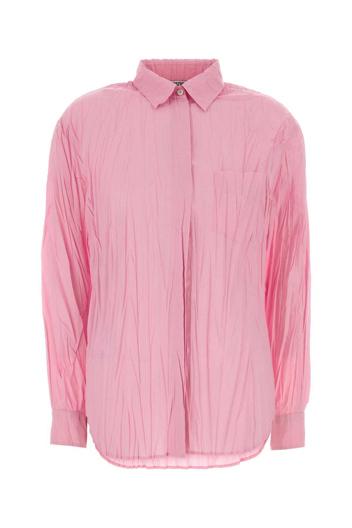 Pink Jersey Shirt Rosa Exterior: Polyester Cotton Camicie