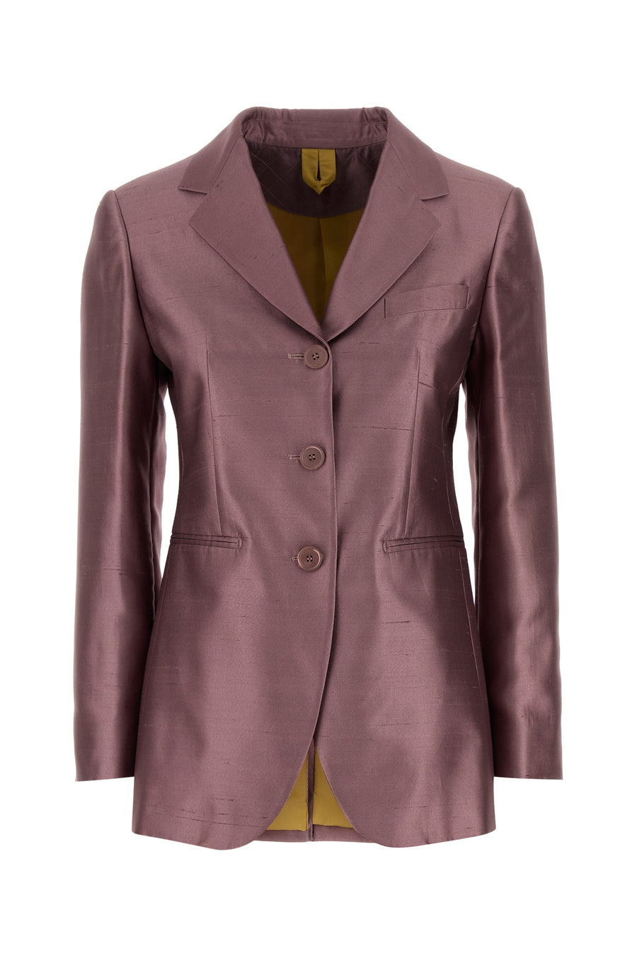 Max Mara 56% Silk blazer in purple