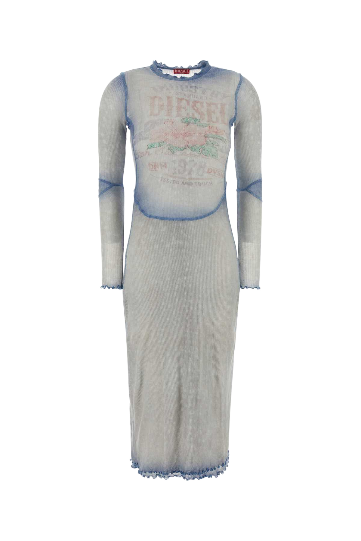 Pastel Light-Blue Cotton Dress 8mma Abiti