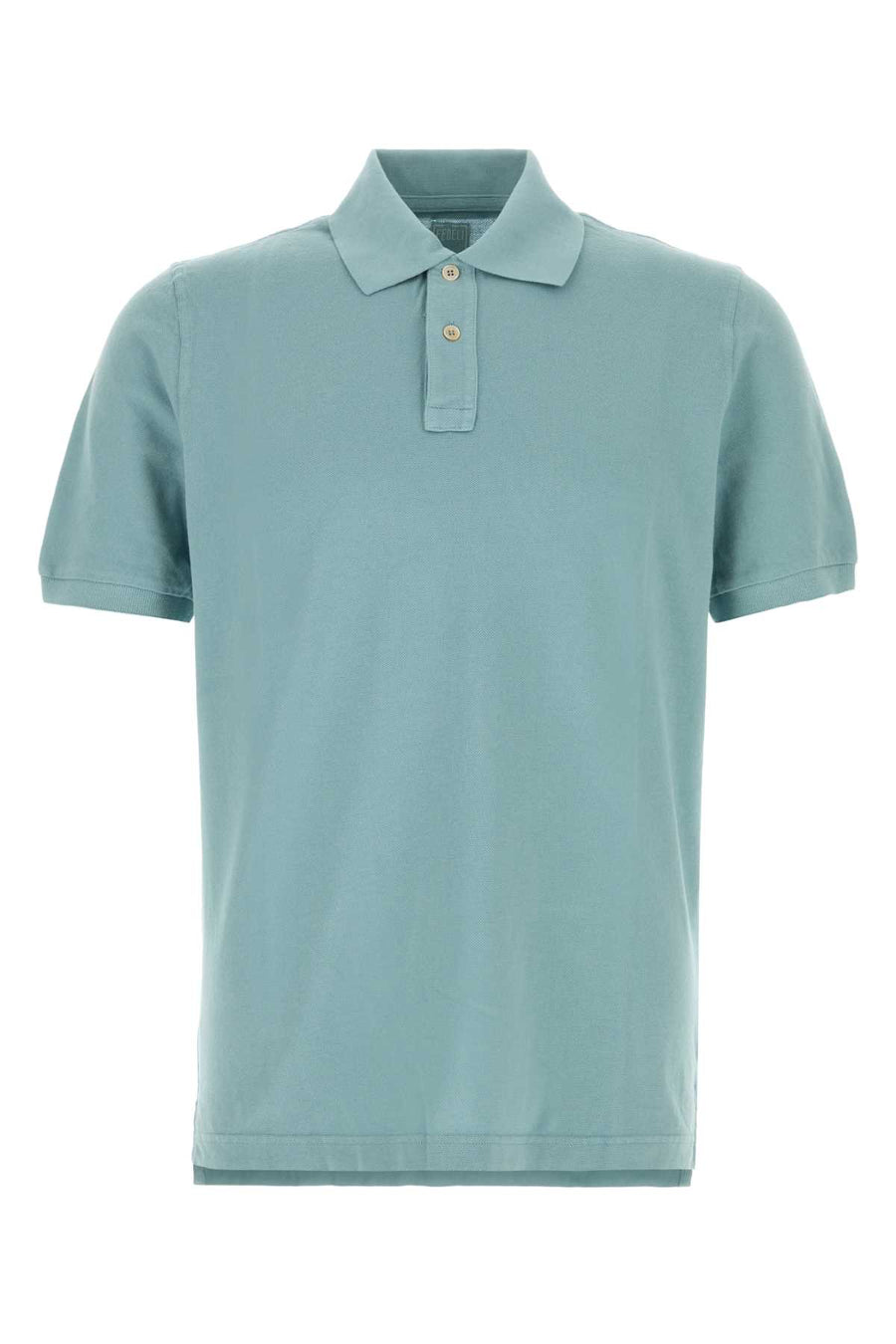 Fedeli 100% Cotton polo shirt in blue