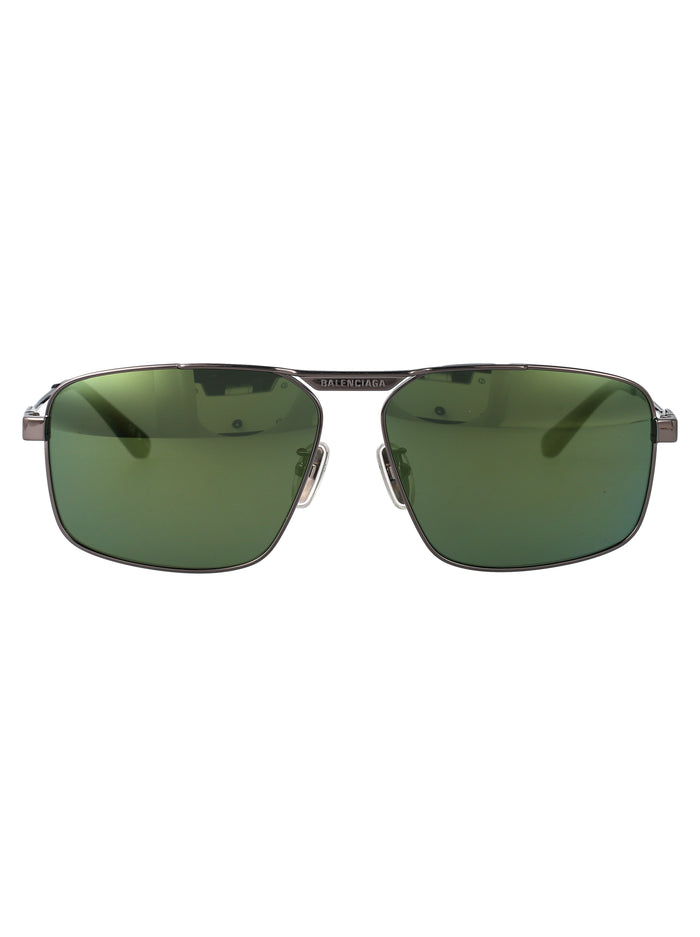 Bb0418sk Ruthenium-ruthenium-green Metal Sunglasses