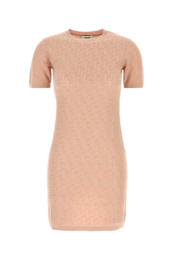 Fendi Lace 54% Cotton dress in pink