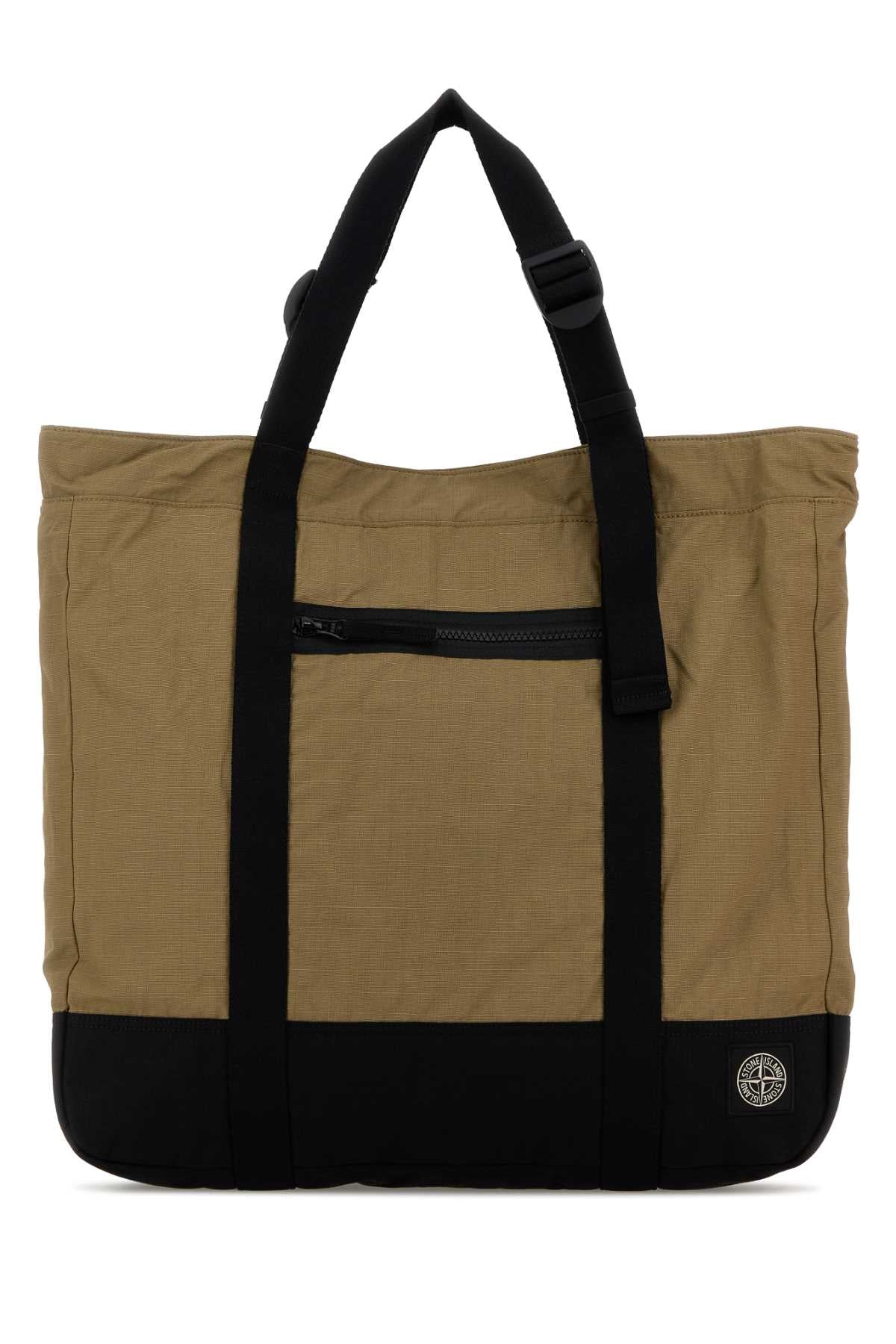 Khaki Canvas Shopping Bag Militarygreen Borse A Mano