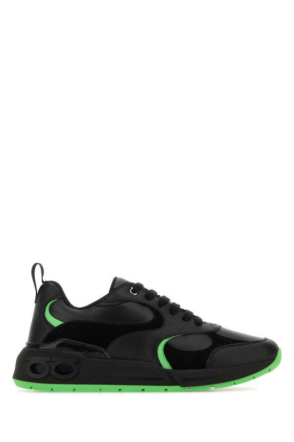 Ferragamo Exterior: 100% Calf sneaker in black