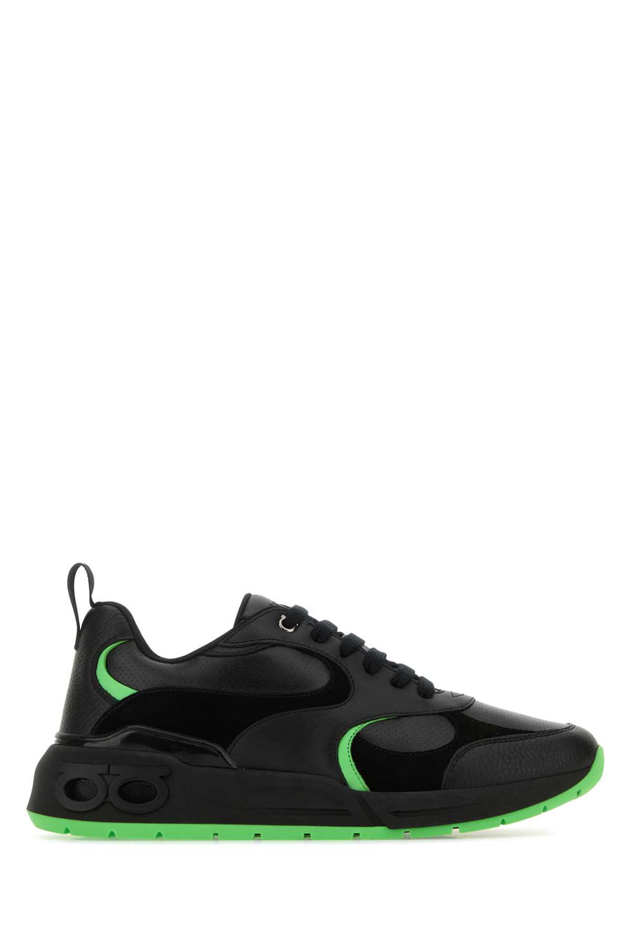 Ferragamo Exterior: 100% Calf sneaker in black