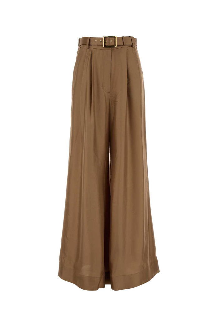 1069pf25r Bis Biscuit Exterior: Silk Pantaloni