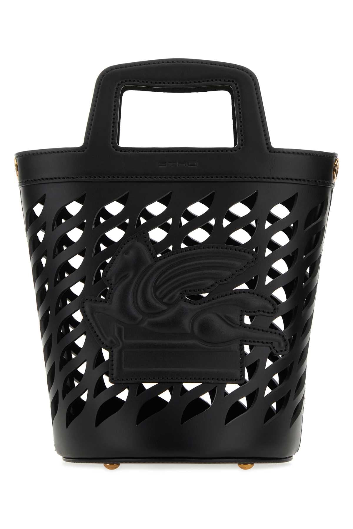Black Leather Coffa Bucket Bag 1 Borse A Secchiello