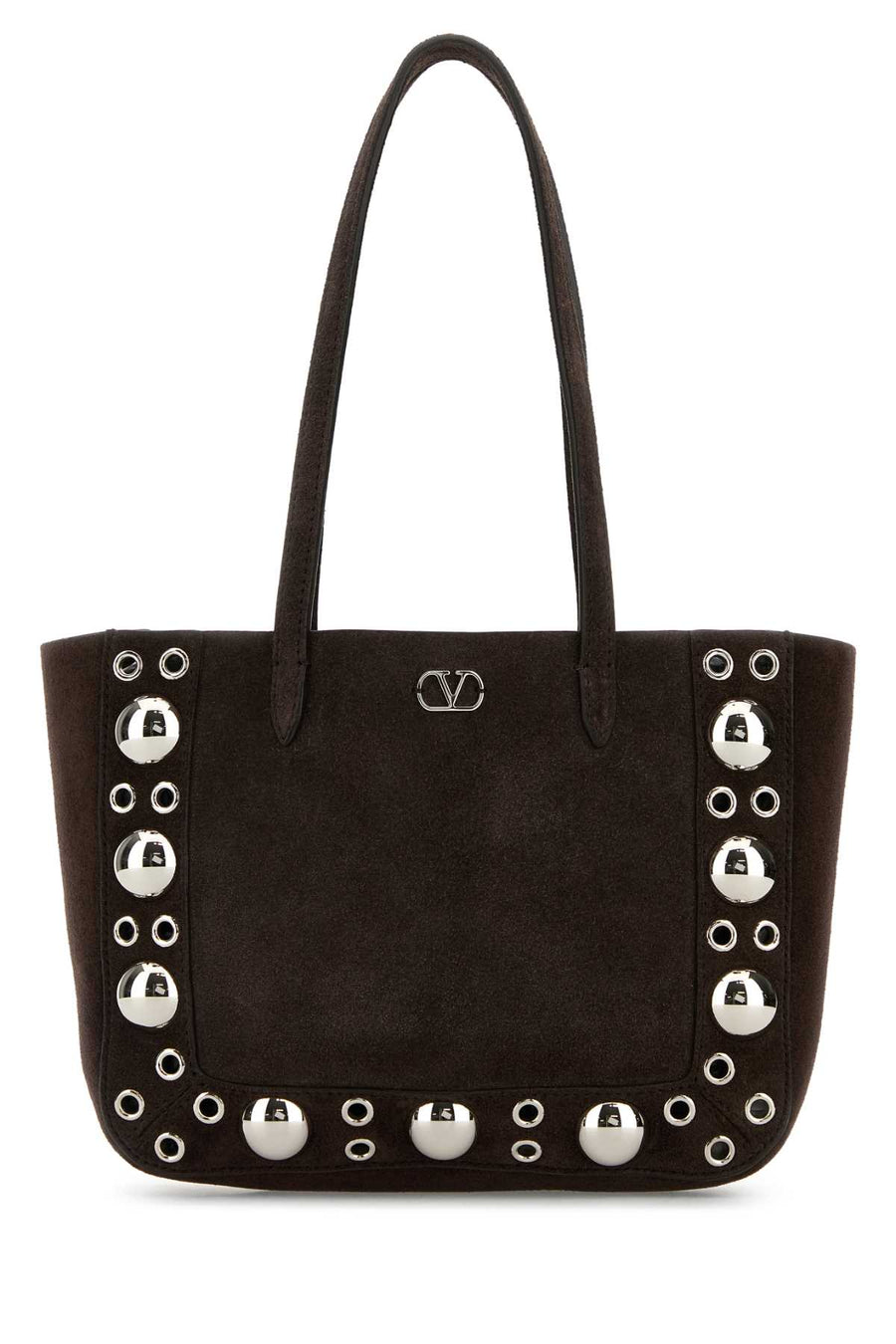 Valentino Garavani Tote Cowhide tote bag in brown