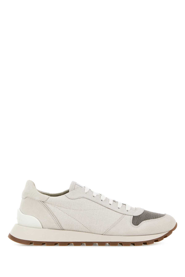 Brunello Cucinelli Exterior: 100% Fabric sneaker in beige
