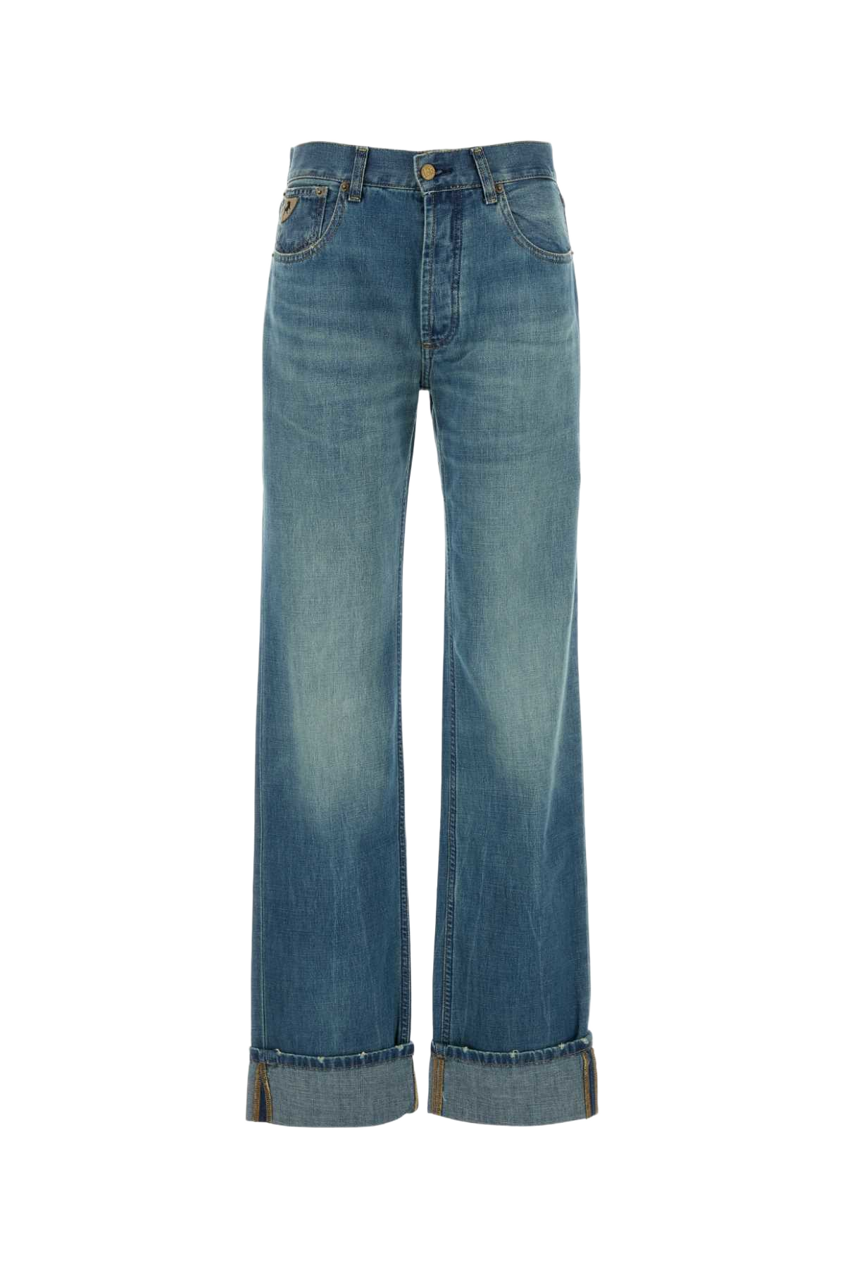 Denim New Maria Jeans Veinedgreen Exterior: Cotton