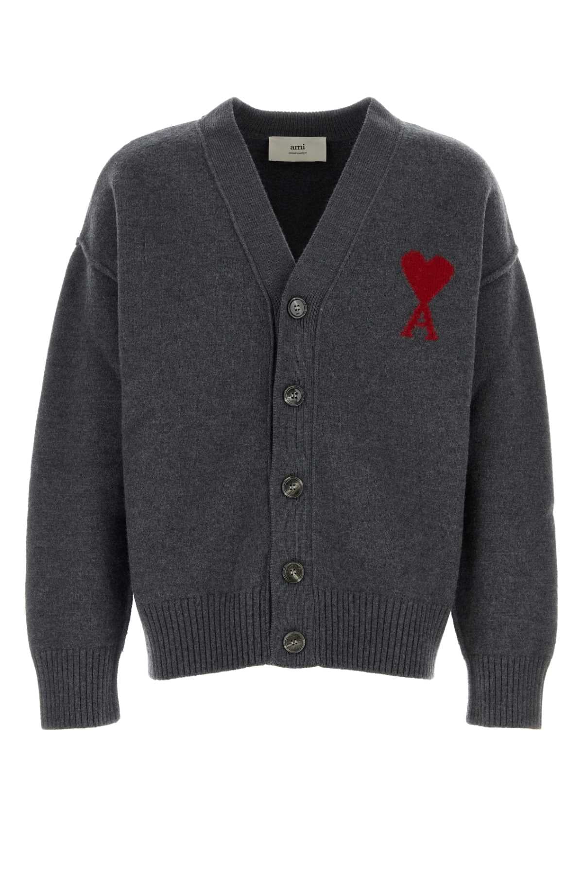 Heathergreyred Exterior: Virgin Wool Maglieria