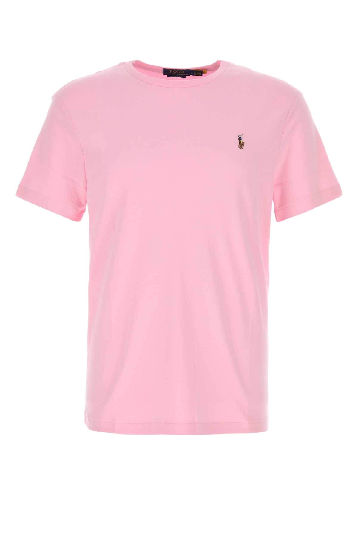 Pink Cotton T-Shirt Carmelpink Exterior