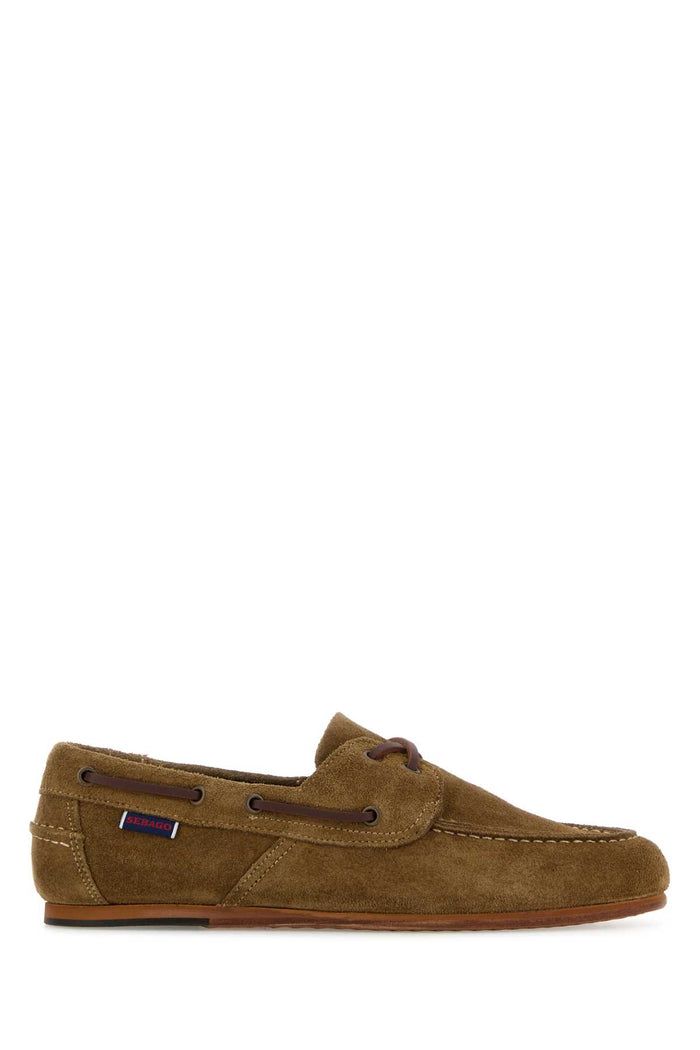 Brown Suede Owen Loafers Browntaupe Mocassini