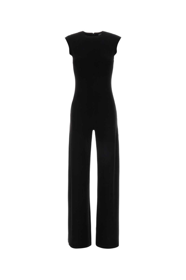 Norma Kamali Smanicata 95% Polyester 5% Elastane jumpsuit in black