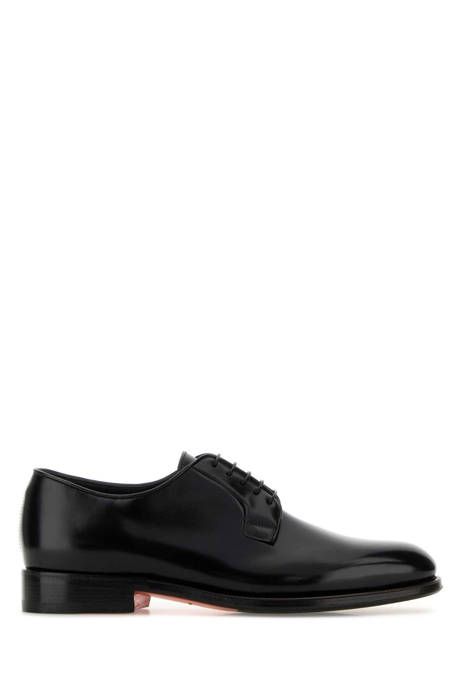 Santoni Exterior: 100% Leather oxford in black