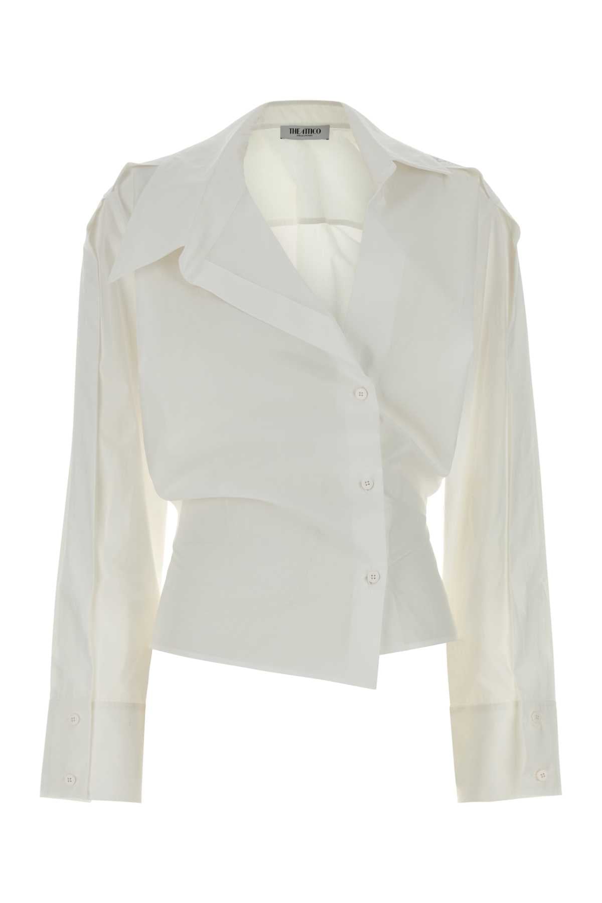 White Poplin Shirt Camicie